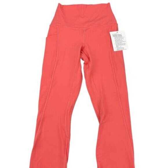 Lululemon Align High-Rise Pant with Pockets 25" Nulu Size 2 In Pale Raspberry - Picture 5 of 10
